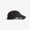 Cursive-cap for menn i vasket svart