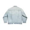 Denim-jakke med størrelsesmerke «Blue» 767947TDW144016
