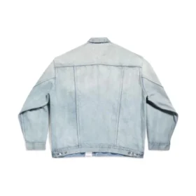 Denim-jakke med størrelsesmerke «Blue» 767947TDW144016