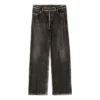 Denim Trompe L’oeil-bukser «Black» 751503TOL991000