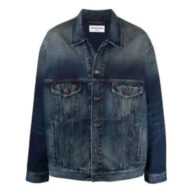 Denimjakke med brodert logo «Blue» 671889TJW754021
