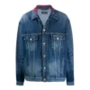 Denimjakke med logo på halsen «Blå» 571324TCW032340