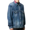 Denimjakke med logo på halsen «Blå» 571324TCW032340