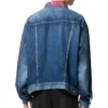 Denimjakke med logo på halsen «Blå» 571324TCW032340