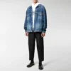 Denimjakke med logo på halsen «Blå» 571324TCW032340