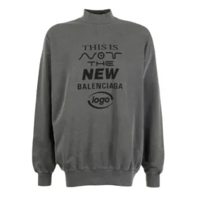 Dette er ikke den nye Balenciaga-logo-genseren «Dark Grey» 652981TKVE41069 Dette er ikke den nye Balenciaga-logo-genseren «Dark Grey» 652981TKVE41069