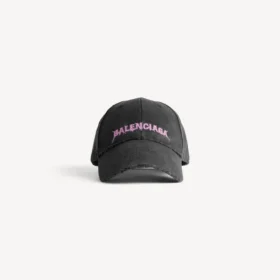DIY Balenciaga-baseballcap for menn i svart