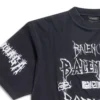 Diy Metal T-skjorte «Black White» 641675TPVO31569