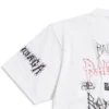 Diy Metal T-skjorte «White Black Red» 641675TPVO29065