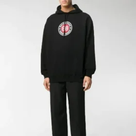 Double B-logo-trykk, herre, svart 570811TJVD71000