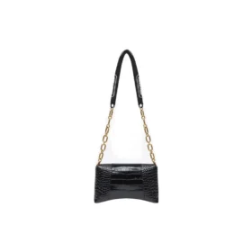 Downtown Xs skulderveske med krokodillepræg «Black» 6891212106F1090