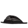 Drapete flate sandaler «Black» 636576WA2M01000