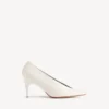 Duchesse-pumps for kvinner i snøhvit