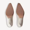 Duchesse-pumps for kvinner i snøhvit