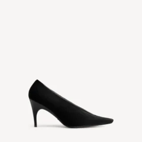 Duchesse-pumps for kvinner i svart