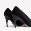Duchesse-pumps for kvinner i svart