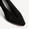 Duchesse-pumps for kvinner i svart