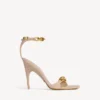 Duchesse-sandal for kvinner i nude