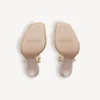 Duchesse-sandal for kvinner i nude
