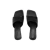 Duty Free 60 mm Sandaler «Black Shiny Soft Sheepskin» 787303WBCW01000
