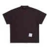 Eksempel på klistremerke-T-skjorte i oversized-størrelse «Black» 739028TPVN41270