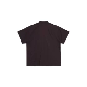 Eksempel på klistremerke-T-skjorte i oversized-størrelse «Black» 739028TPVN41270