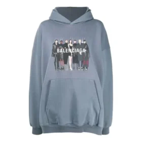 Ekte Balenciaga-hettegensere i oversized-modell «Grey» 620973TIV481404
