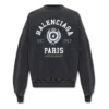 Est. 1917 College Logo Print-genser med rund hals «Washed Black» 697869TMV991000