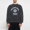Est. 1917 College Logo Print-genser med rund hals «Washed Black» 697869TMV991000