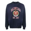 Est. 1917 College-logo-trykk, genser med rund hals «Navy» 676629TLV908067