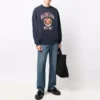Est. 1917 College-logo-trykk, genser med rund hals «Navy» 676629TLV908067