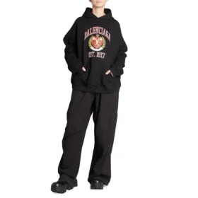 Est. 1917 Hettegensere med collegelogo, vid passform «Svart» 675003TLV901076
