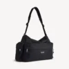 Explorer-weekendbag for menn med flere lommer, medium, i svart