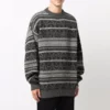 Fair Isle-genser med rund hals «Grey» 675280T16121240