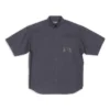 Fashion Institute kortærmet skjorte, stor passform «Dark Grey» 703846TYB181270