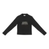 Fashion Institute langermet T-skjorte, medium passform «Black» 698124TMVH51073