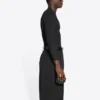 Fashion Institute langermet T-skjorte, medium passform «Black» 698124TMVH51073