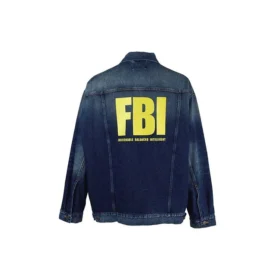 FBI-Denim-jakke «Blue» 681690TJW754021