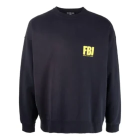 FBI-genser med rund hals «Navy/Gul» 676629TLVH14265 FBI-genser med rund hals «Navy/Gul» 676629TLVH14265