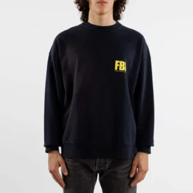 FBI-genser med rund hals «Navy/Gul» 676629TLVH14265 FBI-genser med rund hals «Navy/Gul» 676629TLVH14265