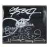 Firkantet, sammenbrettet graffiti-lommebok «Black White» 594549210LH1090