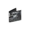 Firkantet, sammenbrettet graffiti-lommebok «Black White» 594549210LH1090