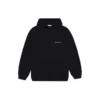 Fleece-sportshettegenser, svart 641529TJVE51000
