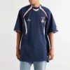 Fotball-T-skjorte i oversized-modell «Blå» 641664TJV054482