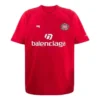 Fotball-T-skjorte i oversized-modell «Red White» 641658TJV516540