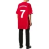 Fotball-T-skjorte i oversized-modell «Red White» 641658TJV516540