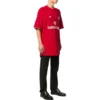 Fotball-T-skjorte i oversized-modell «Red White» 641658TJV516540