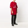 Fotball-T-skjorte i oversized-modell «Red White» 641666TJV056540
