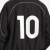 Fotballjakke for menn i svart