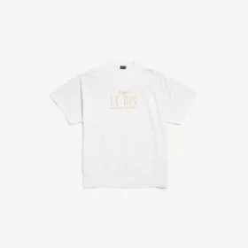 Fragrance le dix oversized T-skjorte i lys melert grå
